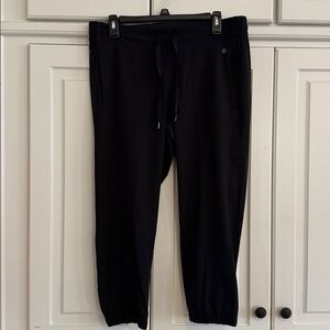 Apana Women's size L Black Ankle Jogger Pants